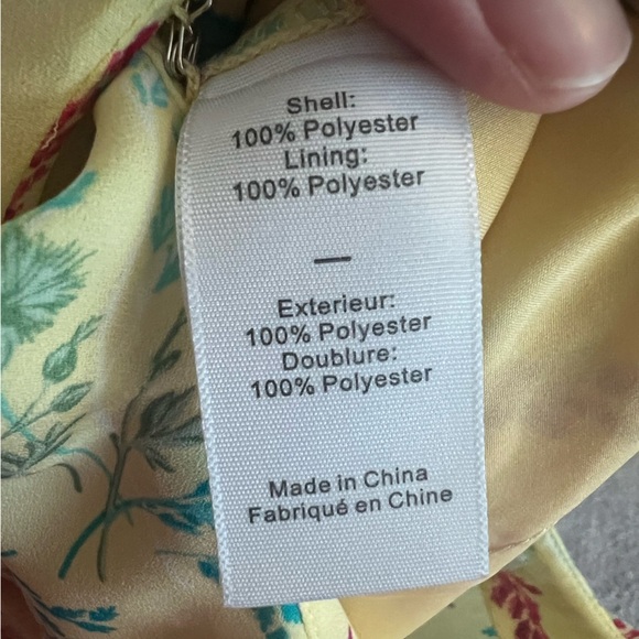 LIKELY Yellow Floral Faux Wrap Romper - Picture 5 of 6